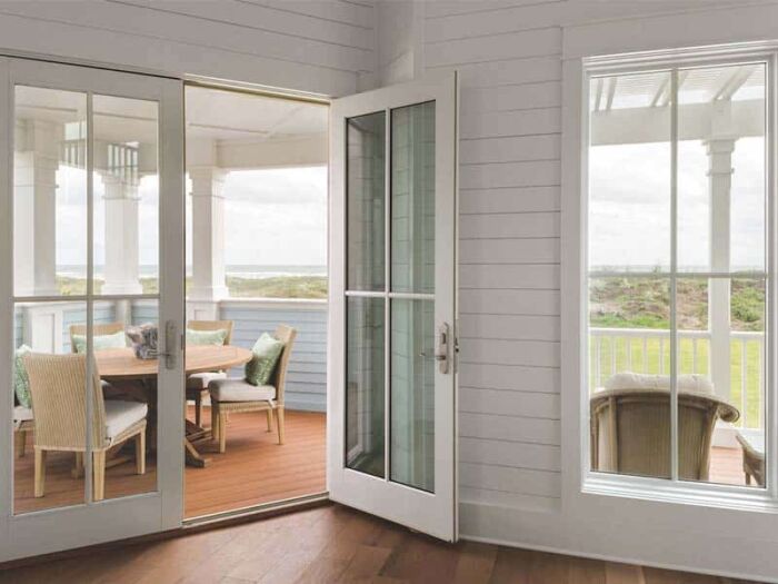 Swinging French Doors